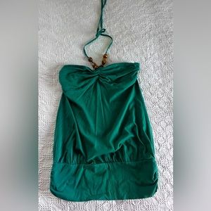 Beautiful green Victoria’s Secret top with built on bra